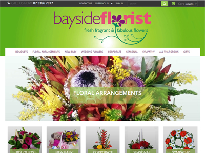 Baysude Florist Website Design